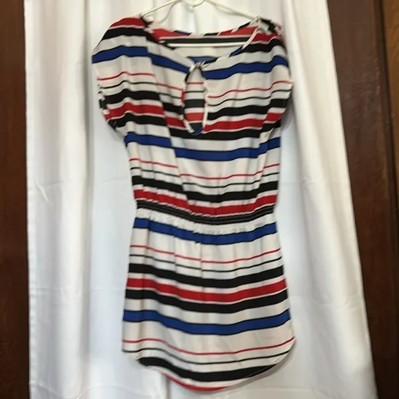 Divided/ H&M only used once size 4 mini dress red white and blue - Picture 3 of 6